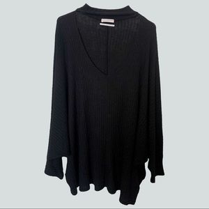 UO Cut Out Choker Sweater